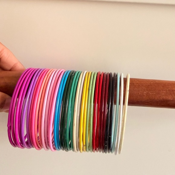 Colorful Bangle Set 2.4 size - Picture 2 of 2